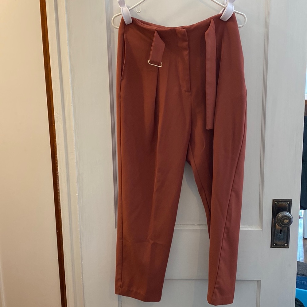 J.O.A. Rose Paper Bag Pants